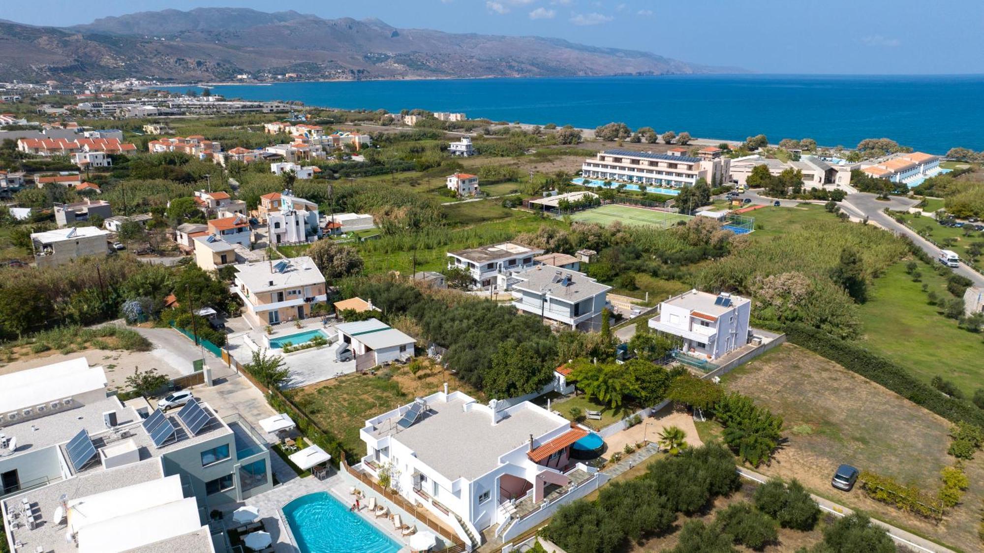 Villa Eleni 100M From The Sea Rapanianá Buitenkant foto