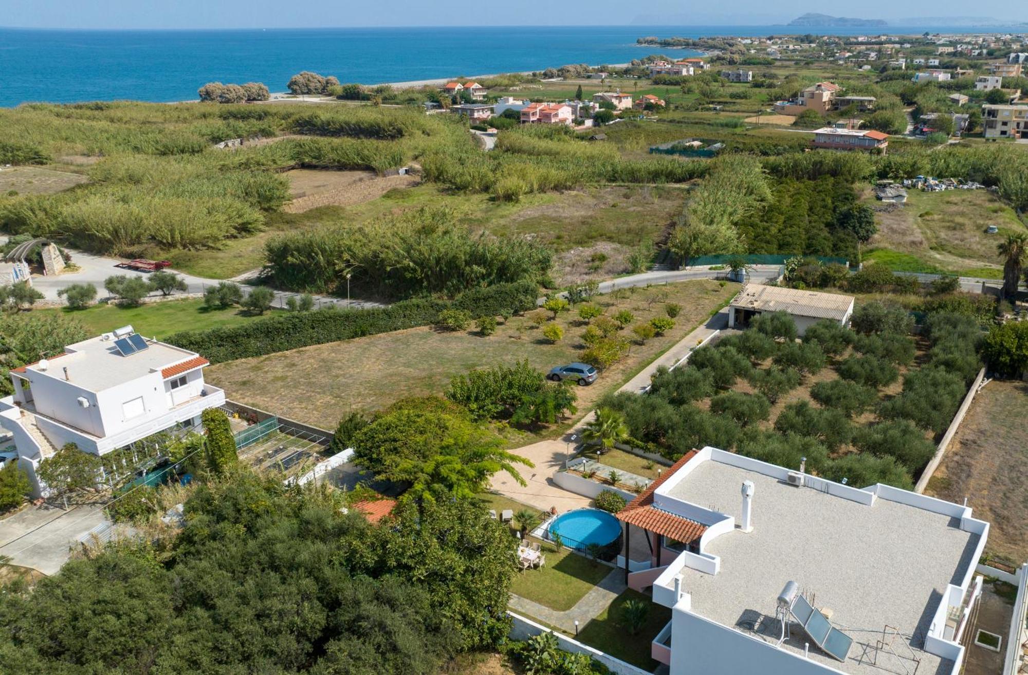 Villa Eleni 100M From The Sea Rapanianá Buitenkant foto