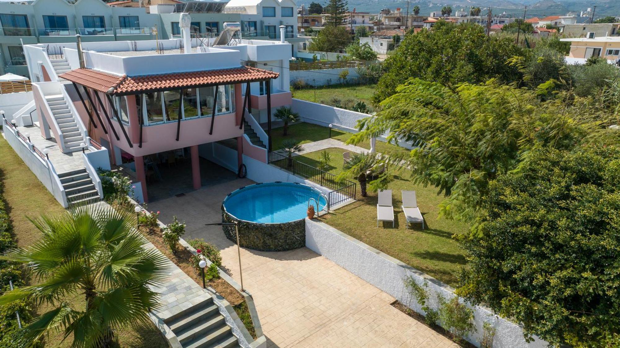 Villa Eleni 100M From The Sea Rapanianá Buitenkant foto