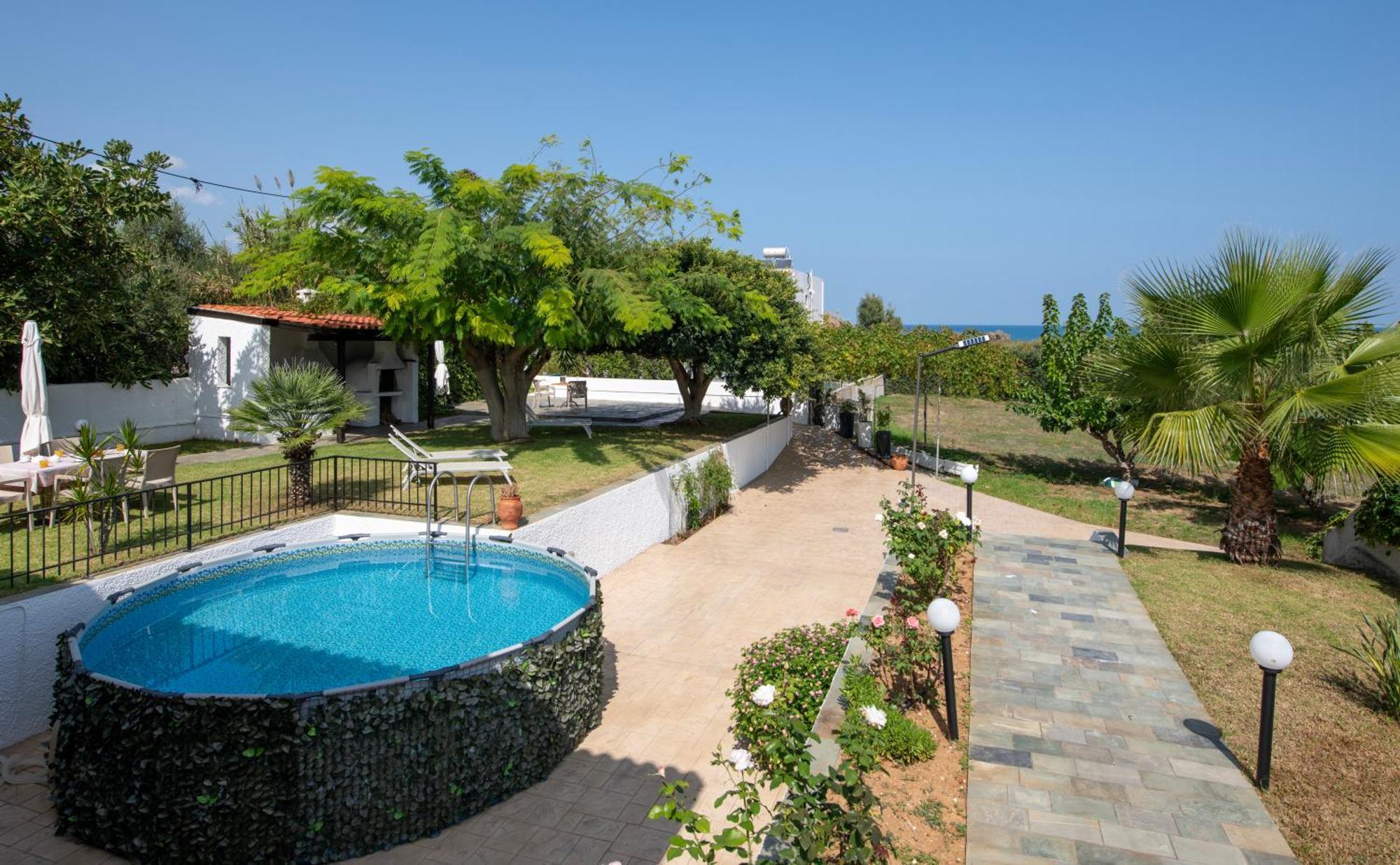 Villa Eleni 100M From The Sea Rapanianá Buitenkant foto