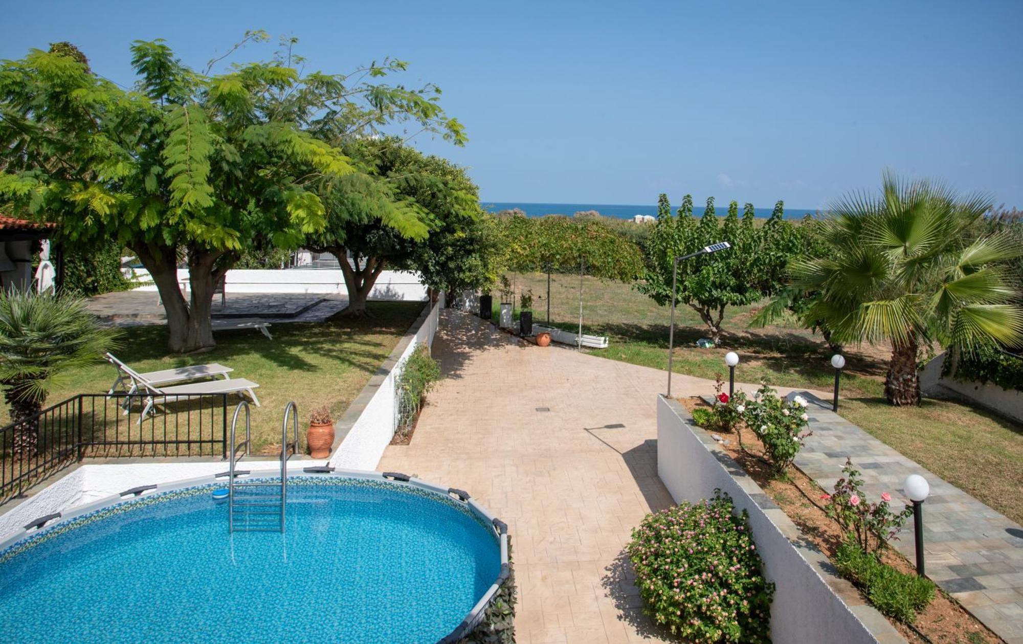 Villa Eleni 100M From The Sea Rapanianá Buitenkant foto